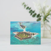 Fort Jefferson on Garden Key, Dry Tortugas NP Briefkaart (Staand voorkant)