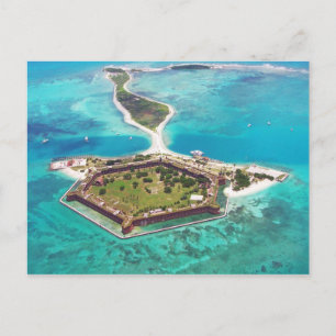 Fort Jefferson on Garden Key, Dry Tortugas NP Briefkaart