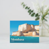 Fort Jesus Kenia Briefkaart (Staand voorkant)