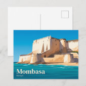 Fort Jesus Kenia Briefkaart (Voorkant / Achterkant)