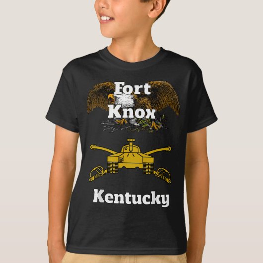 Fort Knox Armor Branch Military T-shirt (Voorkant)
