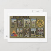 Fort Knox, Kentucky - Grote lettertjes Briefkaart (Voorkant / Achterkant)