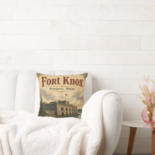Fort Knox Prospect Maine Historische Granieten For Kussen