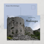 Fort Kosmač Montenegro Briefkaart (Voorkant / Achterkant)