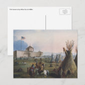 Fort Laramie, Sublette Fort, Fort William, Miller Briefkaart (Voorkant / Achterkant)