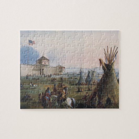 Fort Laramie, Sublette Fort, Fort William, Miller Legpuzzel (Horizontaal)