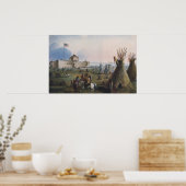 Fort Laramie, Sublette Fort, Fort William, Miller Poster (Keuken)
