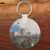 Fort Laramie, Sublette Fort, Fort William, Miller Sleutelhanger (Voorkant)