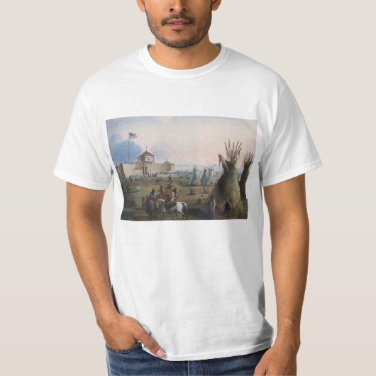 Fort Laramie, Sublette Fort, Fort William, Miller T-shirt (Voorkant)