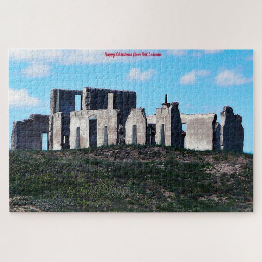 Fort Laramie Wyoming. Jigzaag Puzzle Legpuzzel (Horizontaal)