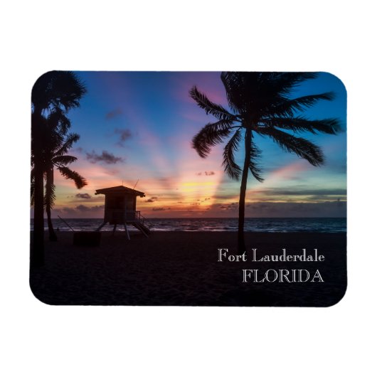 Fort Lauderdale 3 x 4-inch Flexibele Photo Magnet Magneet (Horizontaal)
