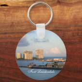 Fort Lauderdale Bay Sleutelhanger (Voorkant)