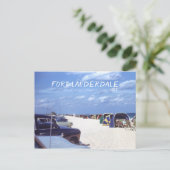 Fort Lauderdale Beach Cabanas Retro Travel Afbeeld Briefkaart (Staand voorkant)