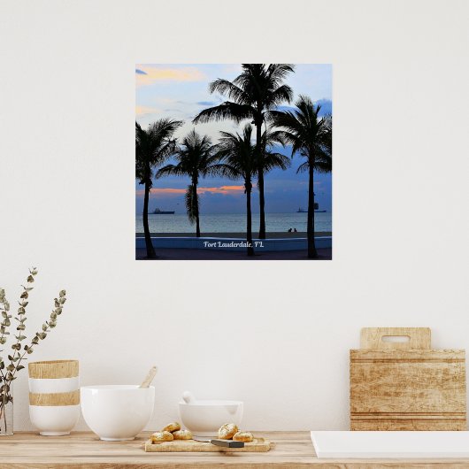Fort Lauderdale Beach, Florida Poster (Keuken)