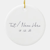 Fort Lauderdale Beach Florida Retro Sunset 60s Keramisch Ornament (Achterkant)