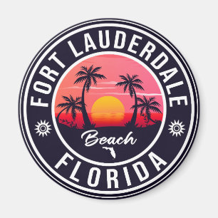 Fort Lauderdale Beach Florida Vintage 60 Magneet