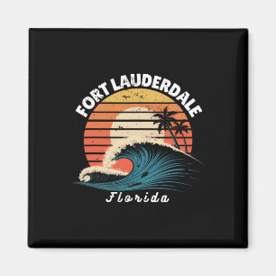 Fort Lauderdale Beach Florida Vrouwen Mannen Surfp Magneet