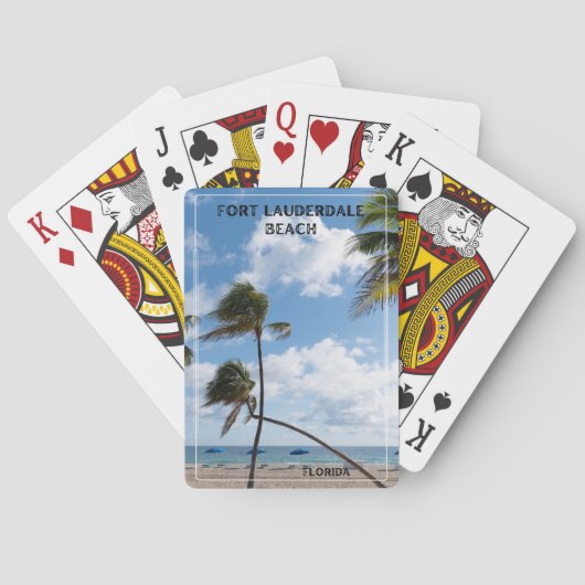 Fort Lauderdale Beach Pokerkaarten (Achterkant)