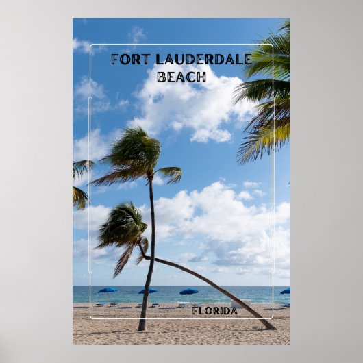 Fort Lauderdale Beach Poster (Voorkant)