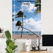 Fort Lauderdale Beach Poster (Thuiskantoor)