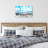 Fort Lauderdale Beach Uitgerekt Canvas (Insitu (Slaapkamer))
