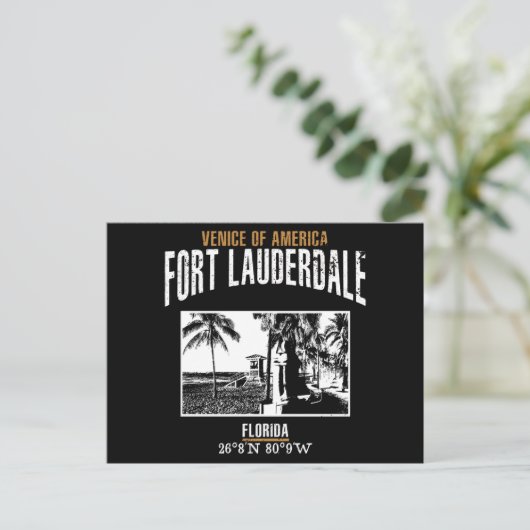 Fort Lauderdale Briefkaart (Staand voorkant)