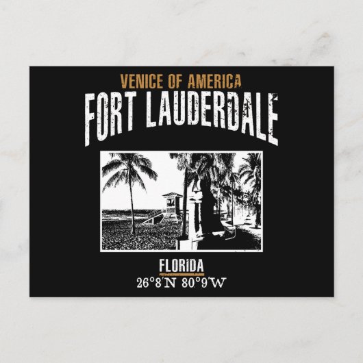 Fort Lauderdale Briefkaart (Voorkant)