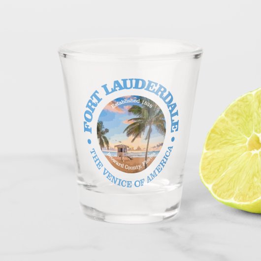 Fort Lauderdale (C) Shot Glas (Voorkant)