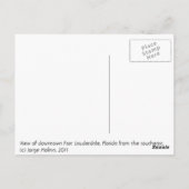 Fort Lauderdale, de stad Bright Tomorrows Briefkaart (Achterkant)