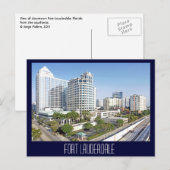 Fort Lauderdale, de Venetië van Amerika Briefkaart (Voorkant / Achterkant)