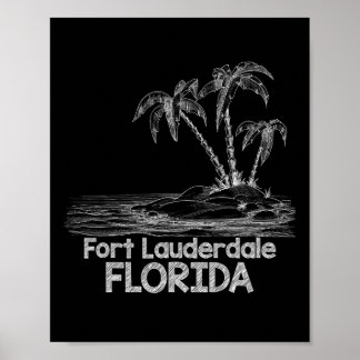 Fort Lauderdale Familie Vakantie Cruise Shirt Flor Poster