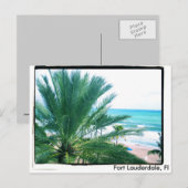 Fort Lauderdale, Fl Briefkaart (Voorkant / Achterkant)