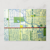 Fort Lauderdale, FL  Map Briefkaart (Voorkant)