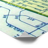 Fort Lauderdale, FL Map Poster (Hoek)