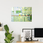 Fort Lauderdale, FL Map Poster (Thuiskantoor)