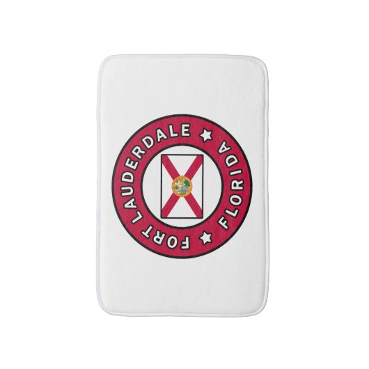 Fort Lauderdale Florida Badmat (Voorkant Verticaal)