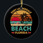 Fort Lauderdale Florida Beach FL Novelty Keramisch Ornament<br><div class="desc">Fort Lauderdale Florida Beach FL Novelty</div>