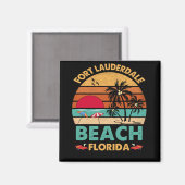 Fort Lauderdale Florida Beach FL Novelty Magneet (Voorkant / Achterkant)