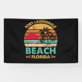Fort Lauderdale Florida Beach FL Novelty Spandoek (Horizontaal)