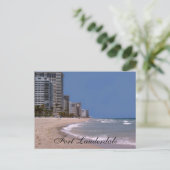 Fort Lauderdale Florida Beach & Ocean Briefkaart (Staand voorkant)