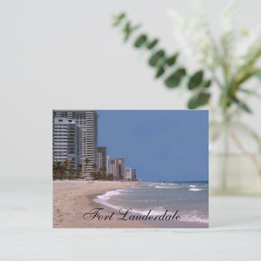 Fort Lauderdale Florida Beach & Ocean Briefkaart (Staand voorkant)