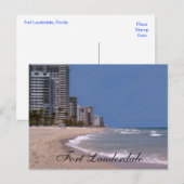 Fort Lauderdale Florida Beach & Ocean Briefkaart (Voorkant / Achterkant)