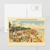 Fort Lauderdale Florida Beach Post Card Briefkaart (Voorkant / Achterkant)