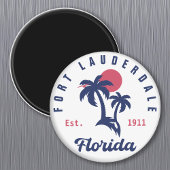 Fort Lauderdale Florida Beach Tropische Souvenirs Magneet