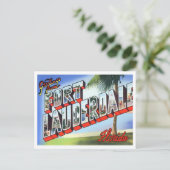 Fort Lauderdale, Florida  Big Letters Briefkaart (Staand voorkant)