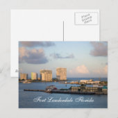 Fort Lauderdale Florida Briefkaart (Voorkant / Achterkant)