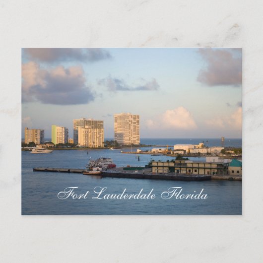 Fort Lauderdale Florida Briefkaart (Voorkant)