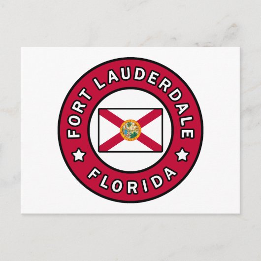 Fort Lauderdale Florida Briefkaart (Voorkant)