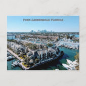Fort-Lauderdale Florida Briefkaart (Voorkant)