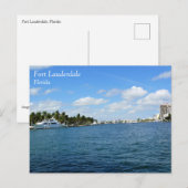 Fort Lauderdale, Florida Briefkaart (Voorkant / Achterkant)